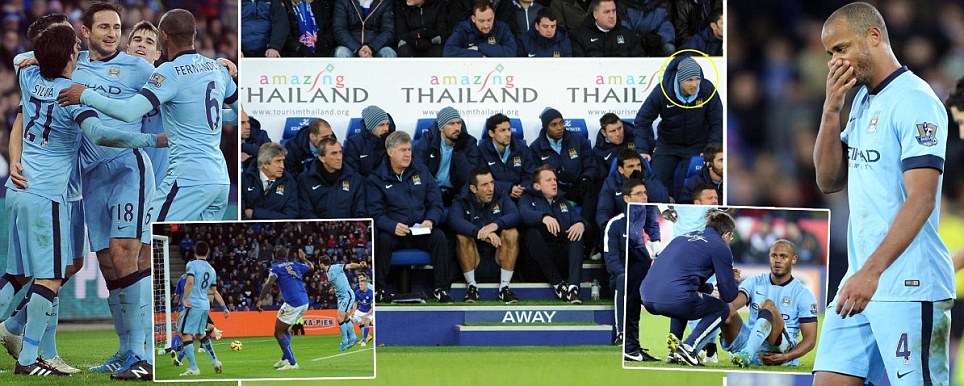 Lampard Menangkan Manchester City 1-0 atas Leicester, Kompany Cedera
